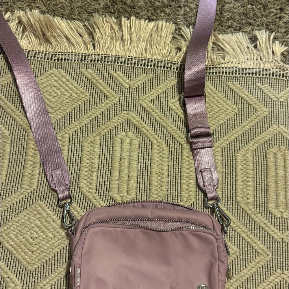 Pink/ Purple Lululemon Crossbody Bag
